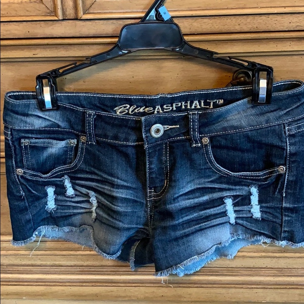 Denim shorts